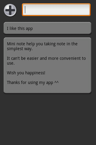 Mini Note Android Business