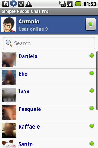 Simple FBook Chat Android Communication