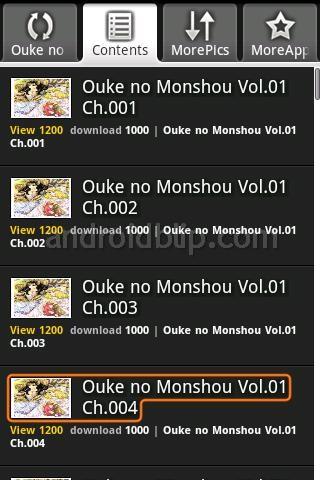 Ouke no Monshou Android Comics