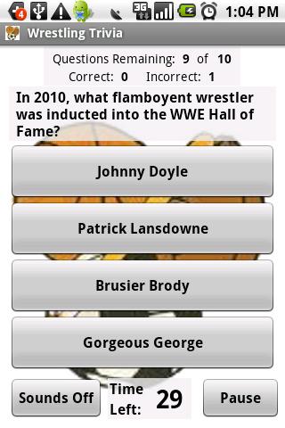 Wrestling Trivia Android Sports