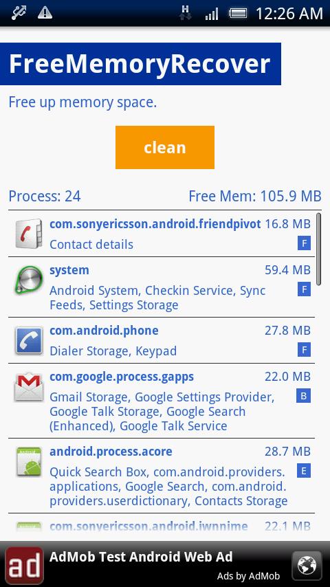 FreeMemoryRecover Android Productivity