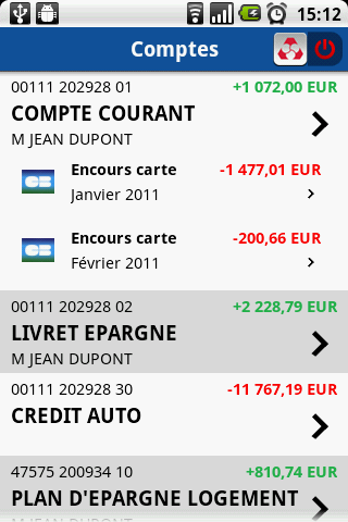 Crédit Mutuel Android Finance