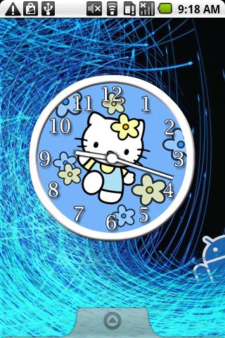 Hello Kitty Clocks Android Personalization