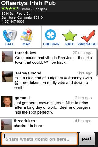 SocialGuides – Twitter Places Android Social