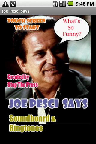 Joe Pesci Says