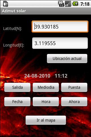Solar azimuth Android Lifestyle