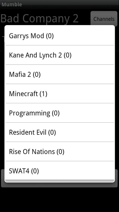 Mumble for Android Beta Android Communication