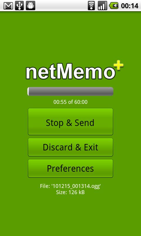 netMemo Plus Voice Recorder