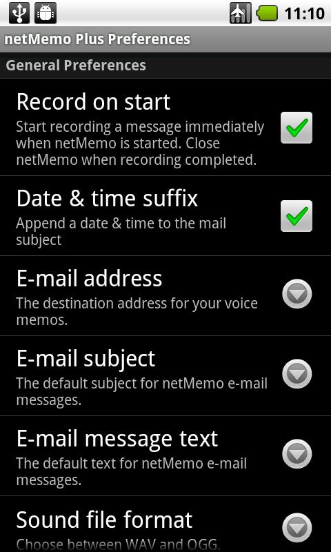 netMemo Plus Voice Recorder Android Productivity