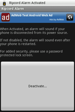 Ripcord Alarm Android Tools