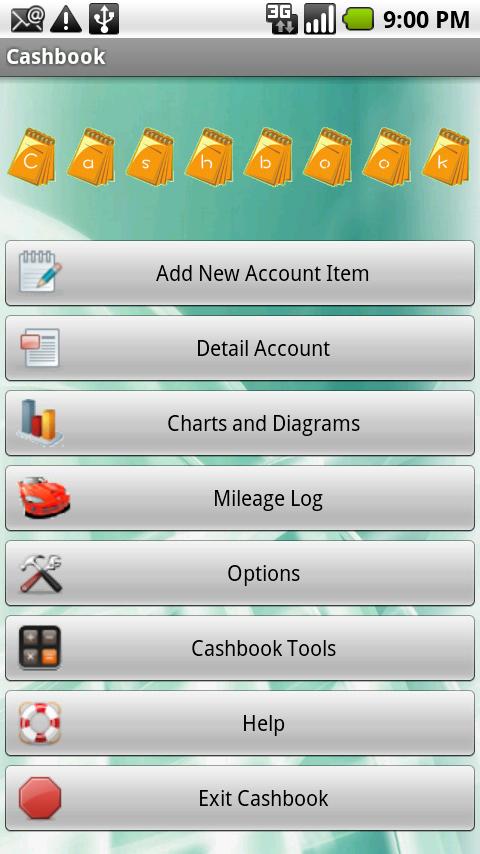 Cashbook Cupcake Android Finance