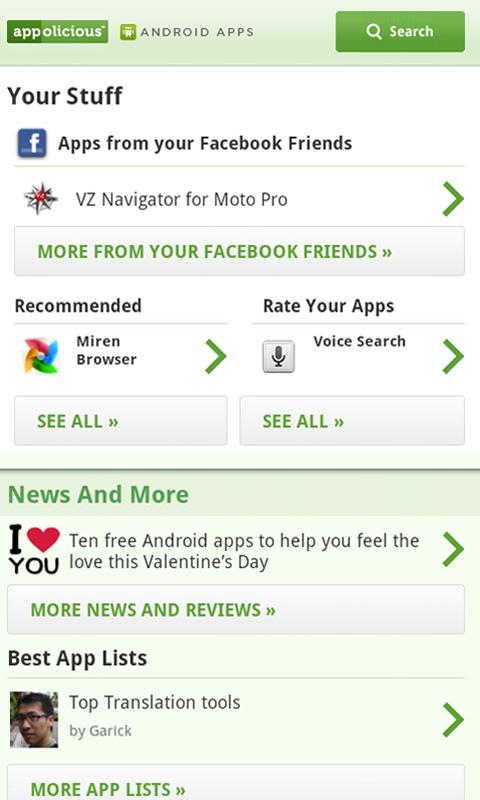 Appolicious AndroidApps.com