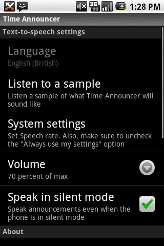 Time Announcer Android Tools