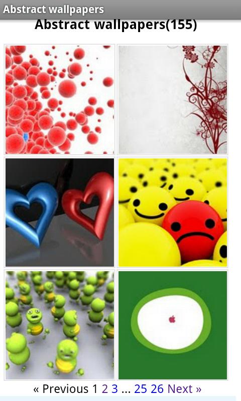 Abstract wallpapers Android Personalization