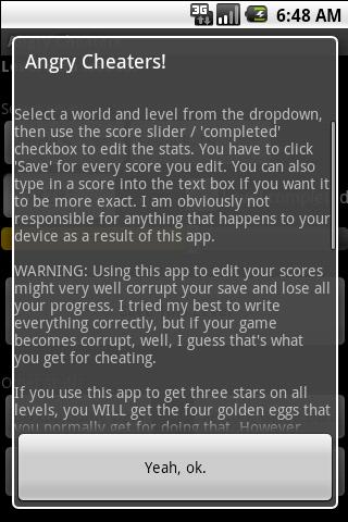 Angry Cheaters (alpha) Android Tools