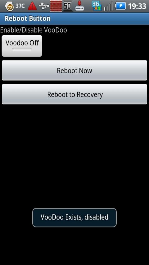 Voodoo Toggle Reboot Button Android Tools