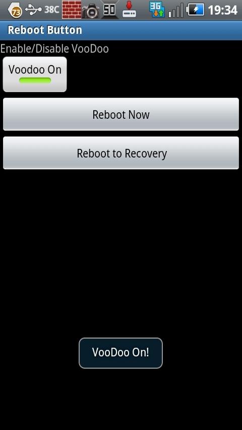 Voodoo Toggle Reboot Button Android Tools