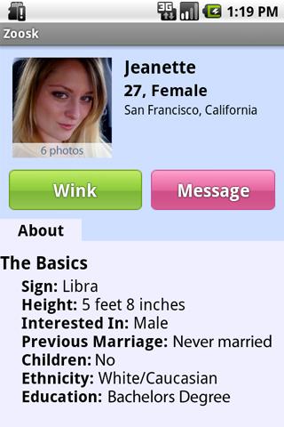 Zoosk  online dating.your way