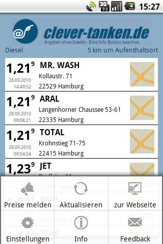 clever-tanken.de Android Travel & Local