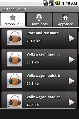 Cartoon Sound Android Libraries & Demo