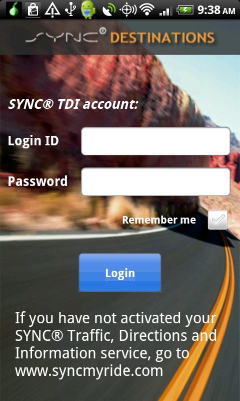 SYNC® Destinations Android Transportation