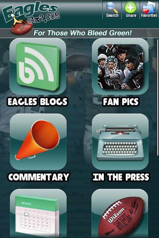 Philadelphia Eagles Fan Zone Android Sports