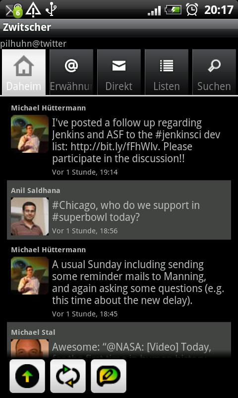 Zwitscher Android Social