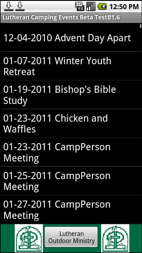 Lutheran Camping Events Android Communication