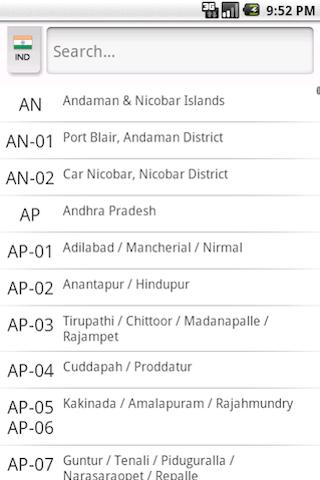 Number plates of India Android Books & Reference