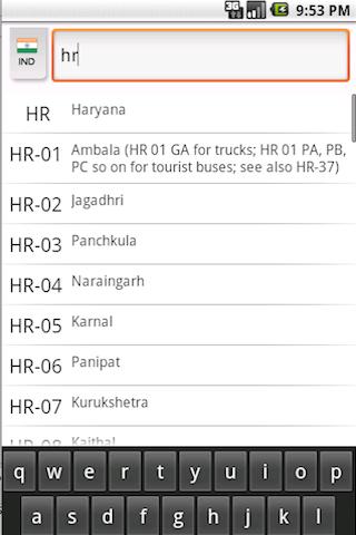 Number plates of India Android Books & Reference