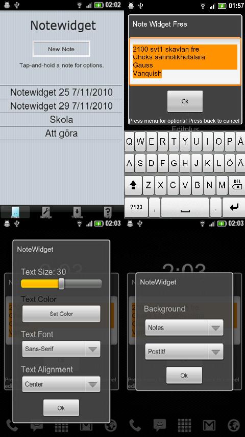 Note Widget Free Android Productivity