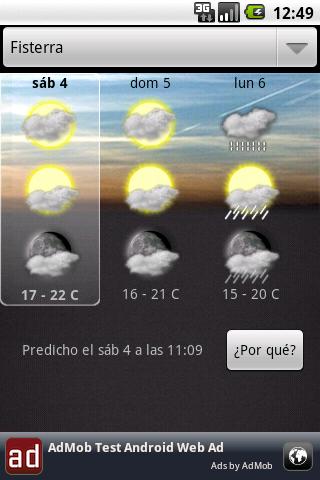 OTempo – Galician weather Android Weather