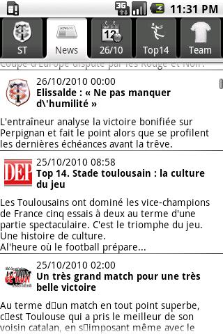 Stade Toulousain Android Sports