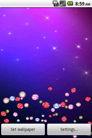 Christmas Baubles Live WP Android Personalization