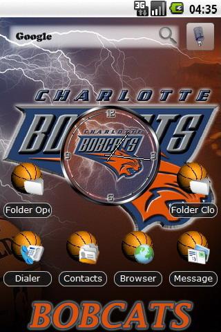Charlotte Bobcats theme Android Personalization