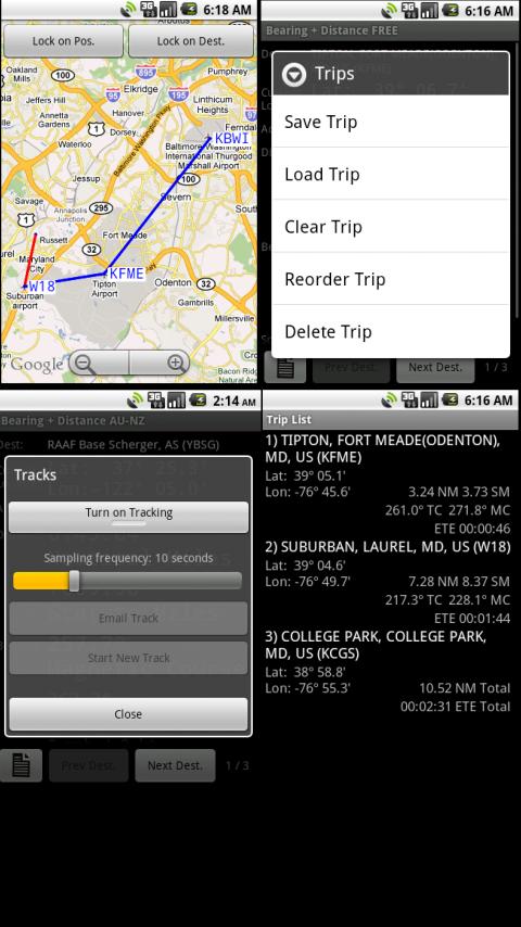 Bearing + Distance Lite Android Travel & Local