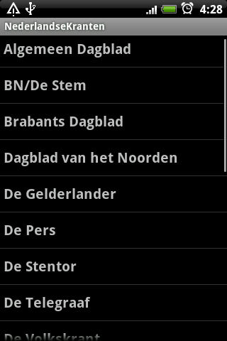 Nederlandse Kranten, Kranten Android News & Magazines