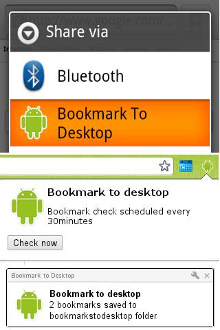Bookmark to Desktop (BETA) Android Productivity