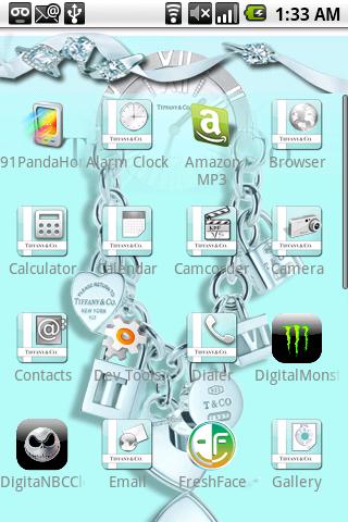 Tiffany and Co. Theme Android Personalization