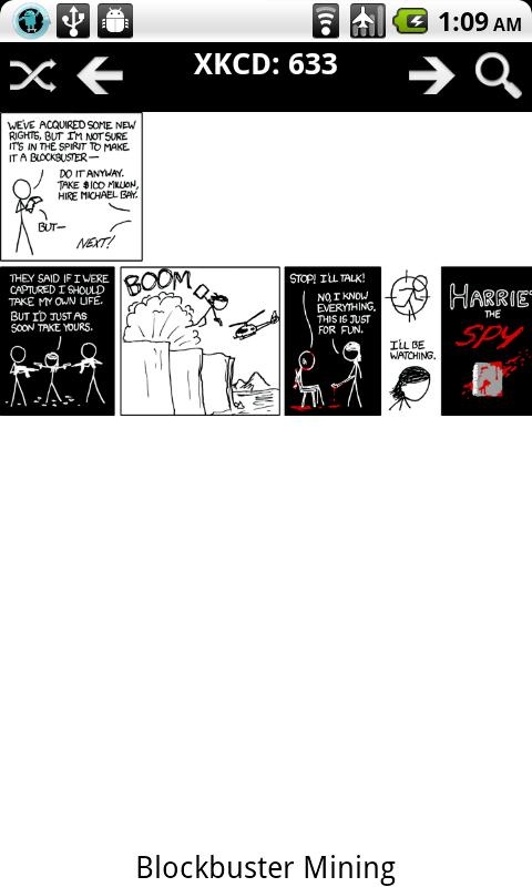XKCD Viewer Android Comics
