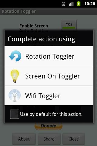 Rotation Toggler Android Tools