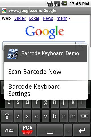 Type Or Scan Barcode Keyboard Android Productivity