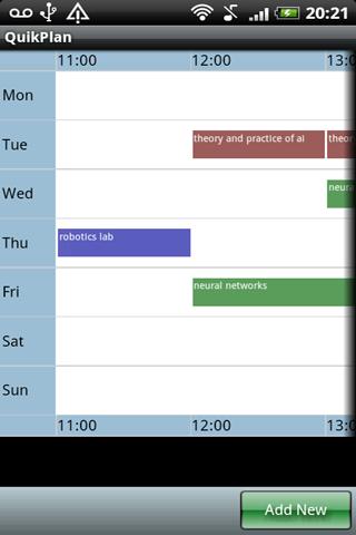 QuikPlan Timetable organizer Android Lifestyle