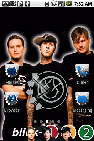 Blink-182 Theme Android Personalization