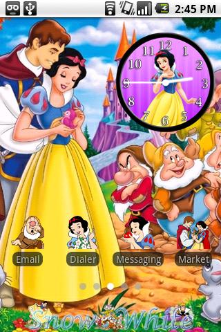 Snow White Theme Android Personalization