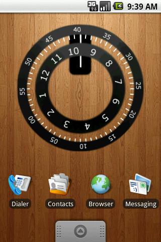 TedZkeletal Clock Widget 4×3