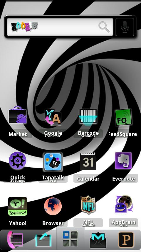 ADW Theme  Color Warp Android Personalization