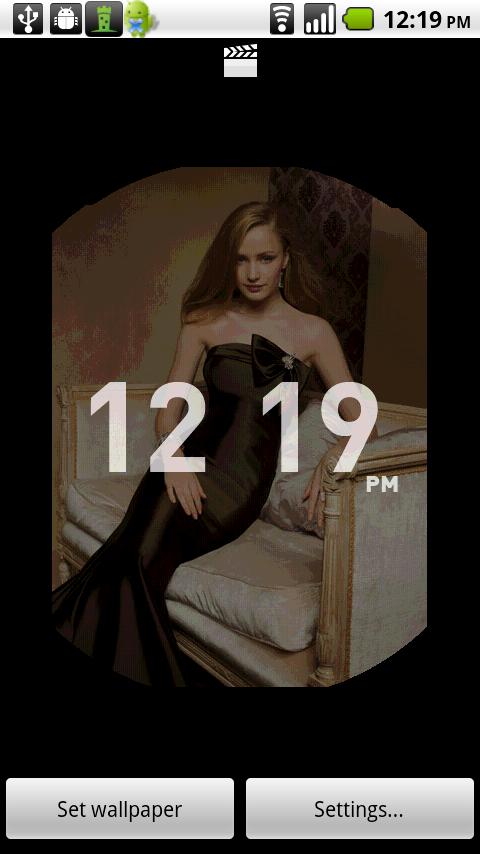 Live Wallpaper Girl Android Personalization