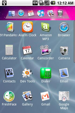 Mac OS X Theme Android Personalization
