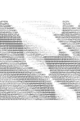 Ascii Flag Red and White